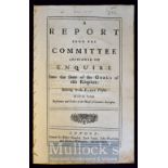 1729 A Report from the Committee appointed to Enquire into the State of the Goals of this Kingdom