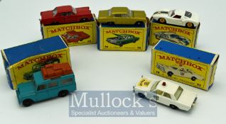 Matchbox Regular Wheels Diecast Toys – To include 12 Safari Land Rover, 22 Pontiac G P Coupe, 36