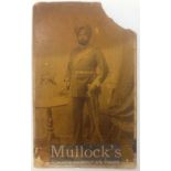 India & Punjab – Sikh Officer of Jind State Cabinet Card A fine original antique very large