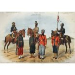 India – Types of the Indian Native Army Corps under the orders of the Government of India C.1900,