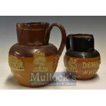 Royal Doulton ‘Dewars Whisky’ Stoneware Pottery Bulbous Jug marked to the bottom with maker’s mark