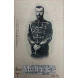 Czar of Russia Postcard An original vintage postcard of the Czar of Russia, Nicholas II or Nikolai