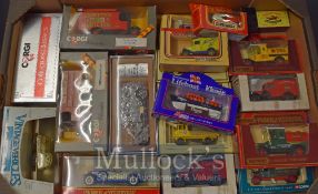 Selection of Diecast Cars, Trucks & Vans: Matchbox, Lledo, Corgi 20 in Total (box)