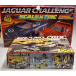 Toys - Scalextric Sets: Grand Prix C644 Set with 2F1 cars together with Jaguar Challenge with 2