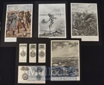 India & Punjab – WWI Victoria Cross and Indian Order of Merit Awards Lithographic Images showing