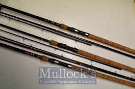 Selection of Fishing Rods: To include Normark NMB 150-3pcs, NMB 144-3pcs, Quiver Tip NCQT 120-