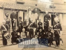 India & Punjab – Sikh Soldiers Rawalpindi A rare 19th century albumen photograph of the 3rd