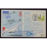Autograph – Brian Walpole Concorde Captain Signed First Day Cover Super Sonic to London 1980, signed