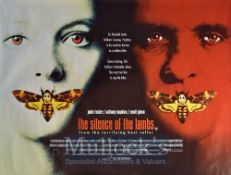 Film Poster - The Silence of the Lambs - 40 X 30 Starring Jodie Foster, Anthony Hopkins, Scott Glenn