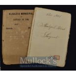 1901 Emilio Bacardi-signed string-bound manuscript - a group of documents relating to the service of