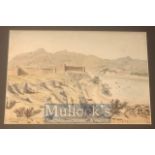 India - Original Watercolour of the Fort at Attock, NWFP. Painted by British officer in the