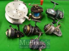 Selection of Fishing Spinning Reels: To include 2 Allcock Felton Crosswind No 2, Winfield Spinfisher