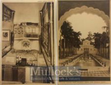 India & Punjab – Patiala State Durbar Postcards Two original antique postcards of the Patiala