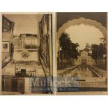 India & Punjab – Patiala State Durbar Postcards Two original antique postcards of the Patiala