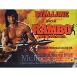 Film Posters - Rambo II & Teaser Rambo III - 40 X 30 Starring Sylvester Stallone, Richard Crenna (