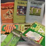 Subbuteo Football, Rugby, Cricket – Three boxed sets Football Continental Club Edition, Rugby