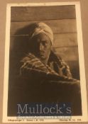 Rare Original Postcard of Sikh a prisoner. WWI German propaganda postcard of A captured Sikh soldier