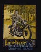 Excelsior Motor Cycles 1936 A fine 16 page Sales Catalogue, illustrating and detailing with prices