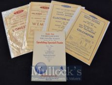 L.M.S, L.N.E.R and B.R Railway Excursion Handbills for Sporting Events including 1935 King v