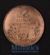 Union With Ireland 1800 Medallion commemorating this event. Obverse; Standing Britannia and