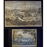 1856 Chinese Engraving ‘The Harbour of Hong Kong’ from an original sketch from a British