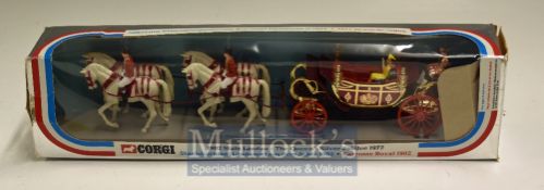Corgi Toys 41 1902 State Landau – The Queen’s Silver Jubilee 1977 coach and horse in original box