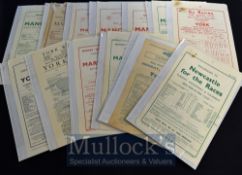 1920s and 1930s L.N.E.R Railway Excursion Handbills Assorted Horse Races Selection to include