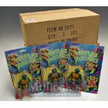 Turtles Fighters Figures: 4" Figure Leonardo new on bubble card 24 in original outer box (2)