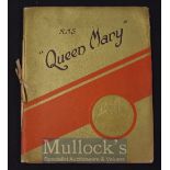 R.M.S. Queen Mary 1936 Publication A very impressive large 38 page publication featuring 3 fold