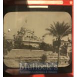 Original Glass slide of the Sikh Maharaja Ranjit Singhs Samadhi or tomb at Lahore, Punjab. c1870s