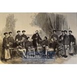 1868 China – ‘The Chinese Embassy in London’ Original Engraving from a British periodical with