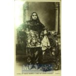 India - Original Real photo postcard Types of Indian woman, A Sikh girl of upper Punjab. c1900s