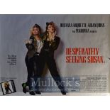 Film Poster - Desperately Seeking Susan - 40 X 30 Starring Madonna issued by Property of National