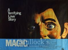 Film Poster - Horror Film Magic - 40 X 30 Starring Anthony Hopkins, Ann Margret issued by Property