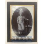 India & Punjab – Sikh Prince of Punjab A fine vintage mounted photograph of young prince, possible