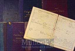 Chester – Farm Account Diaries 1891-1908 regarding James Blake Calveley Hall Handley includes 8