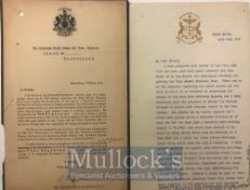 India & Punjab – King Edward memorial Fund a interesting pair of documents relating to the King