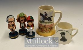 Horse Racing Memorabilia – To Include 1933 Gordon Richards winners in one year cup, Royal Doulton