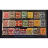 Samoa - Early interesting collection of 22 different postage stamps Circa 1880s – 1890s including