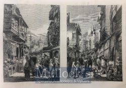 India & Punjab – Street Scenes in Lahore Two original engravings from The ILN titled ‘Street