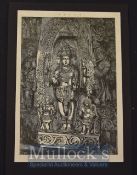 India & Punjab – ‘Indian Deities’ Woodblock Engravings 1858 including Trimurt, the Hindoo Triad or
