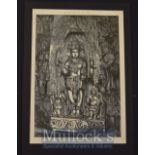 India & Punjab – ‘Indian Deities’ Woodblock Engravings 1858 including Trimurt, the Hindoo Triad or