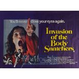 Film Poster - Invasion of the Body Snatchers - 40 X 30 Starring Jeff Goldblum, Donald Sutherland