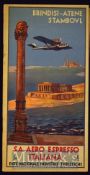 S.A. Aero Espresso Italia "Brindisi-Athens-Istanbul" Route Circa 1925-27 A fine 40 page