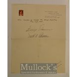 Graf Zeppelin - 1932 Hugo Eckener and Capt. Ernst A. Lehmann Signed Note – inscribed ‘Over London on