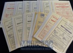 L.N.E.R Railway Excursion Handbills ‘Nottingham Races’ 1936 Selection plus a 1925 and 1928 Example