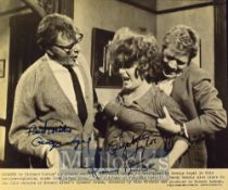 Autographs – George Segal (b.1934), Elizabeth Taylor (1932-2011) and Richard Burton (1925-1984)