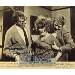 Autographs – George Segal (b.1934), Elizabeth Taylor (1932-2011) and Richard Burton (1925-1984)