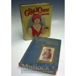 2x ‘The Girl’s Own Annual’ 1912 and 1931 issues featuring lady sporting figures, both bound in cloth