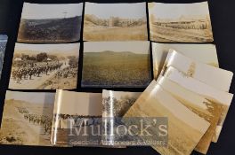 Boer War – Selection of Military Photographs include scenes of the Scottish Rifles marching down